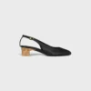 Neo City Slingback van geitenleer