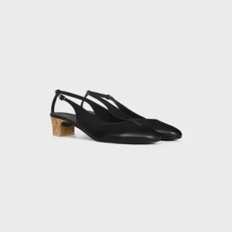 Neo City Slingback van geitenleer
