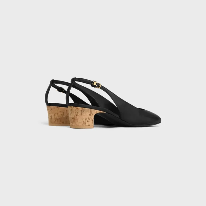 Neo City Slingback van geitenleer