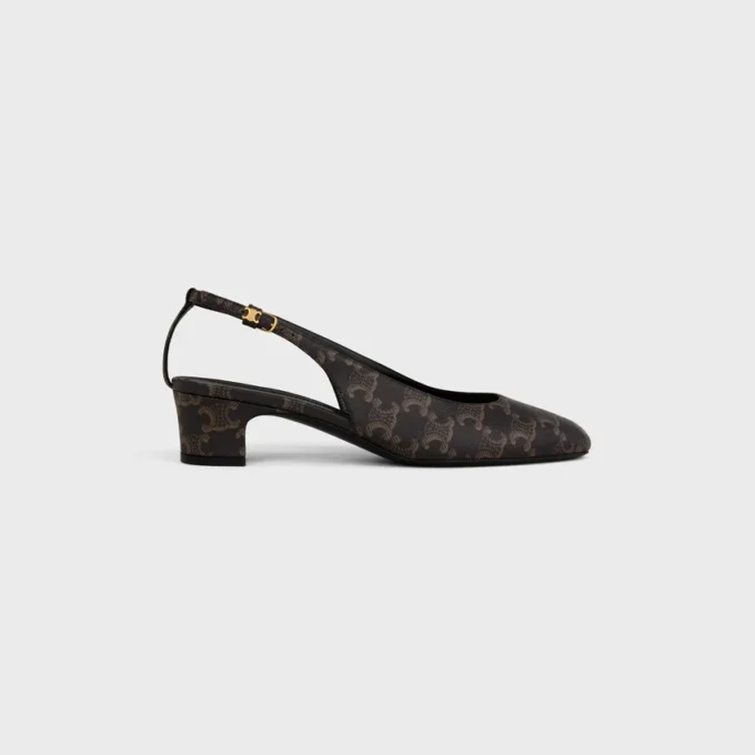 Neo City Slingback van Triomphe gecoate stof