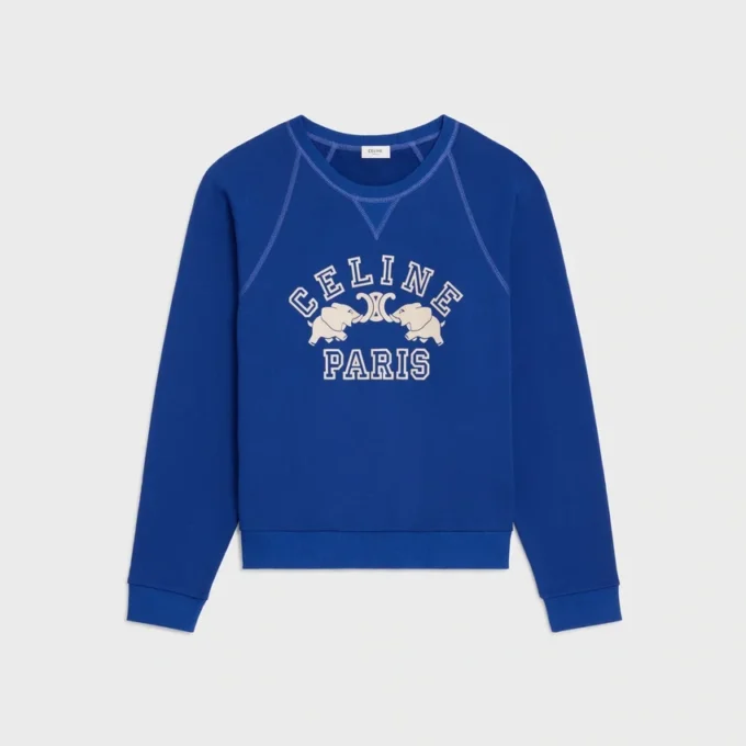 Normaal sweatshirt van katoenfleece