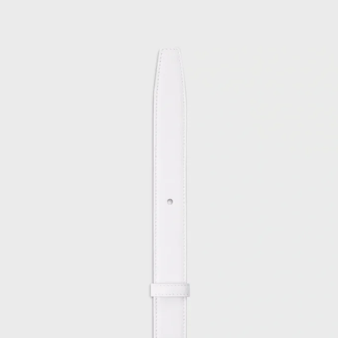 Omkeerbare riem van 25 mm van glad en generfd kalfsleer