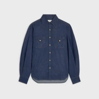 overhemd van denim