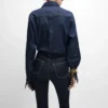 overhemd van denim