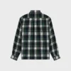 Overshirt van kasjmier met ruitmotief