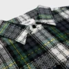 Overshirt van kasjmier met ruitmotief