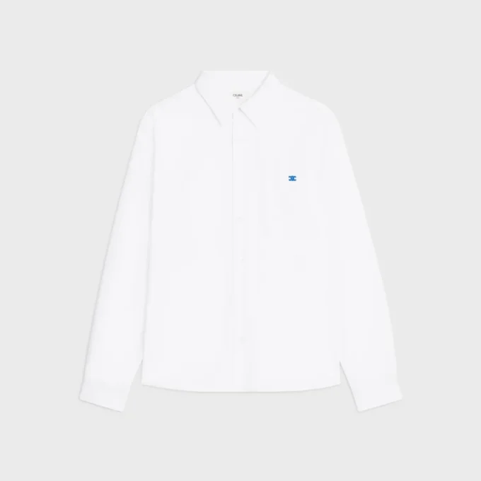 Overshirt van katoenen denim