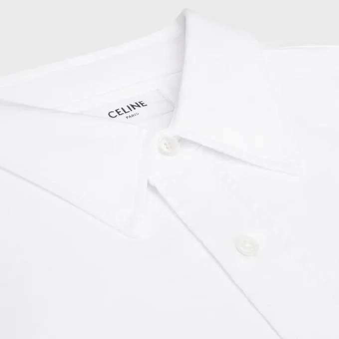 Overshirt van katoenen denim