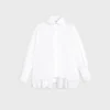 Oversized overhemd van katoenpopeline
