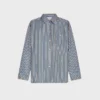 Oversized overhemd van zijden twill
