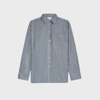 Oversized overhemd van zijden twill