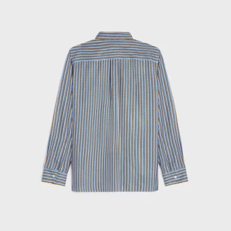 Oversized overhemd van zijden twill