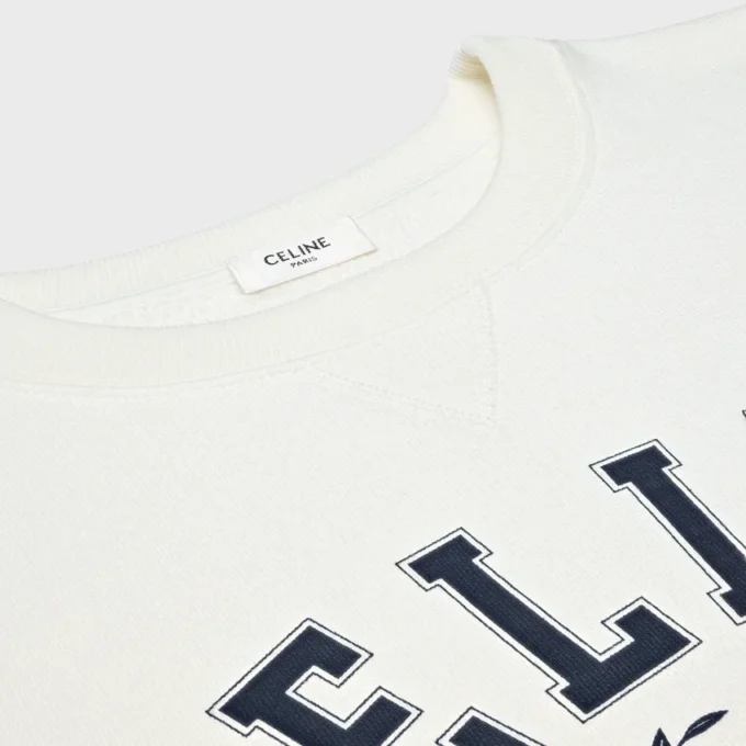 Oversized sweatshirt van katoenfleece
