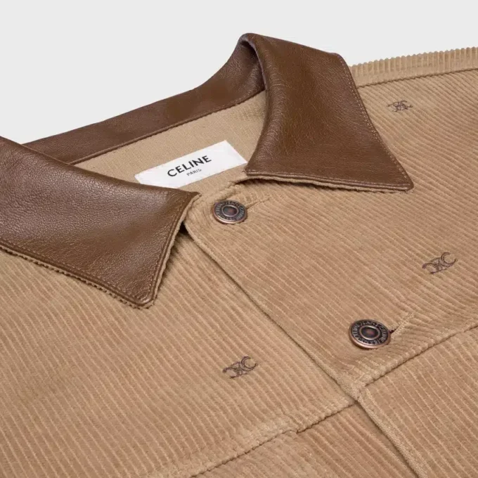 Oversized truckerjack van corduroy