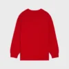 Oversized trui met V-hals van kasjmier