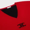 Oversized trui met V-hals van kasjmier