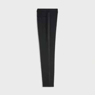 Pantalon Classique Tux in Grain De Poudre-wol