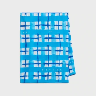 Pareo-sarong van katoen met ruitmotief