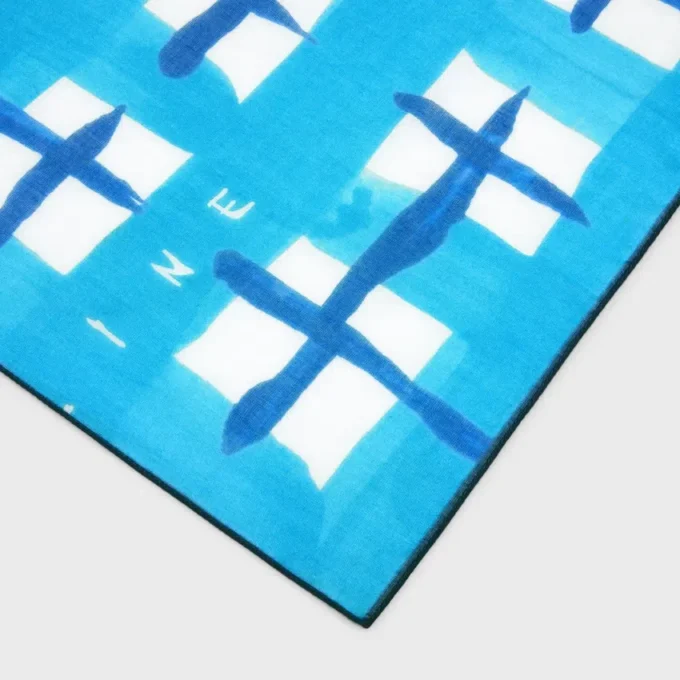 Pareo-sarong van katoen met ruitmotief