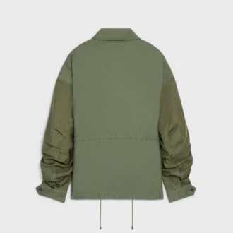 Parka van katoensatijn