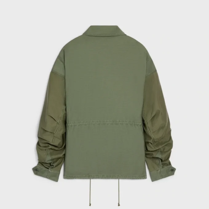 Parka van katoensatijn