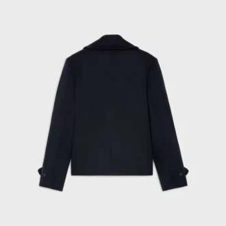 Peacoat van kasjmier