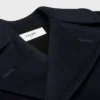 Peacoat van kasjmier