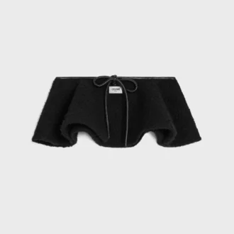 Peplum van kasjmier en wol Natta