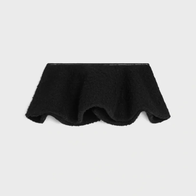 Peplum van kasjmier en wol Natta