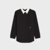 Poloshirt van geribd katoenjersey