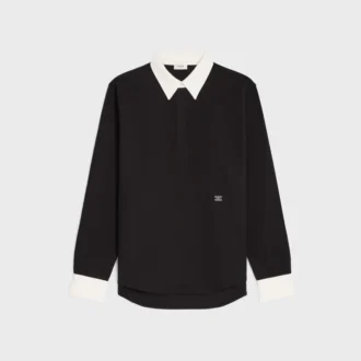 Poloshirt van geribd katoenjersey