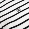 Poloshirt van gestreepte zijden jersey