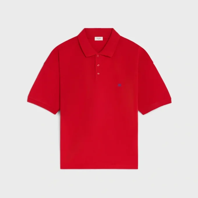 Poloshirt van piqué katoenjersey