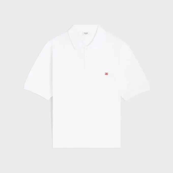 Poloshirt van piqué katoenjersey
