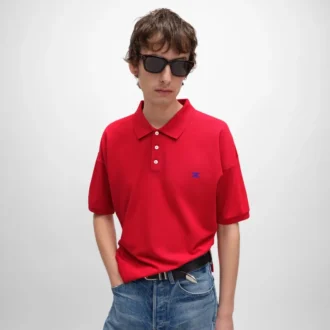 Poloshirt van piqué katoenjersey