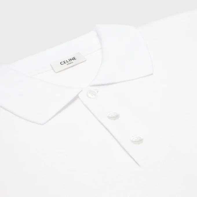 Poloshirt van piqué katoenjersey