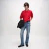 Poloshirt van piqué katoenjersey