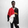 Poloshirt van viscose satijn