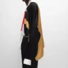 Poloshirt van viscose satijn