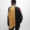 Poloshirt van viscose satijn