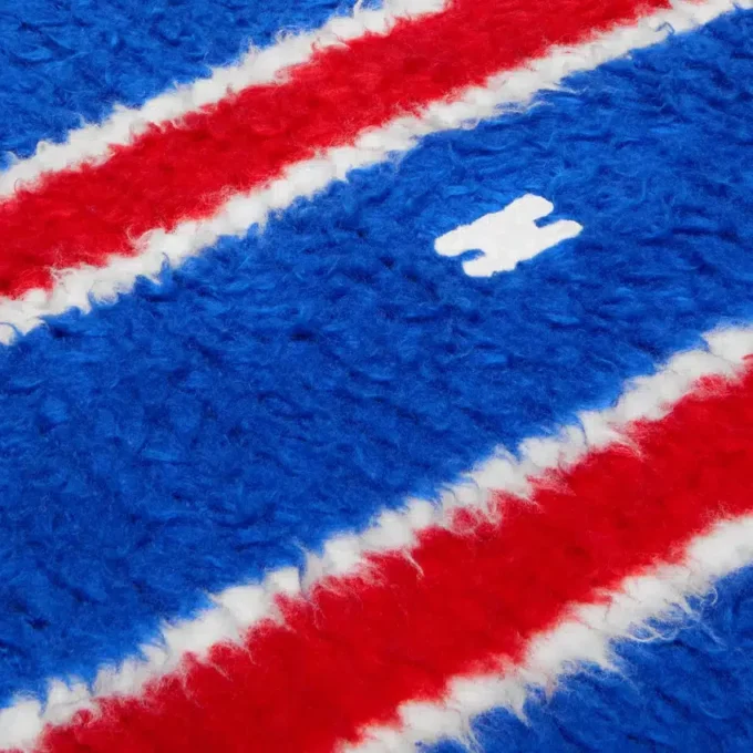Polotrui van geborsteld gestreept katoen