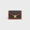 Portemonnee aan ketting Margo van Triomphe Canvas en kalfsleer