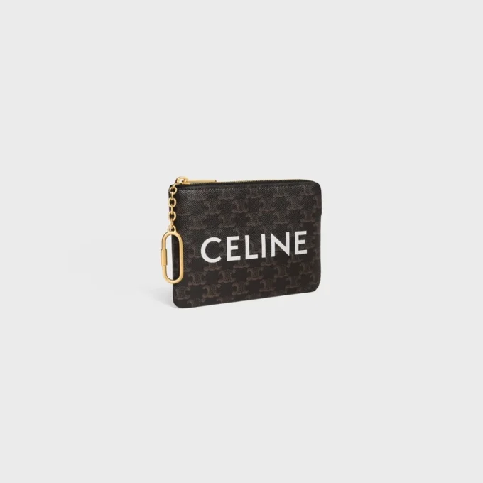 Portemonnee  van Triomphe Canvas met CELINE-print