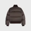 Pufferjack van licht nylon