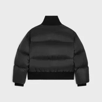 Pufferjack van licht nylon