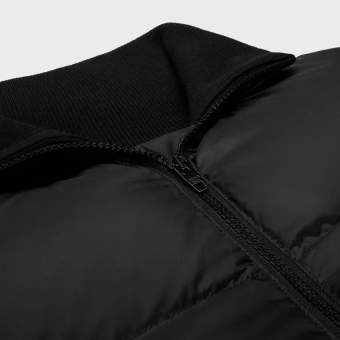 Pufferjack van licht nylon