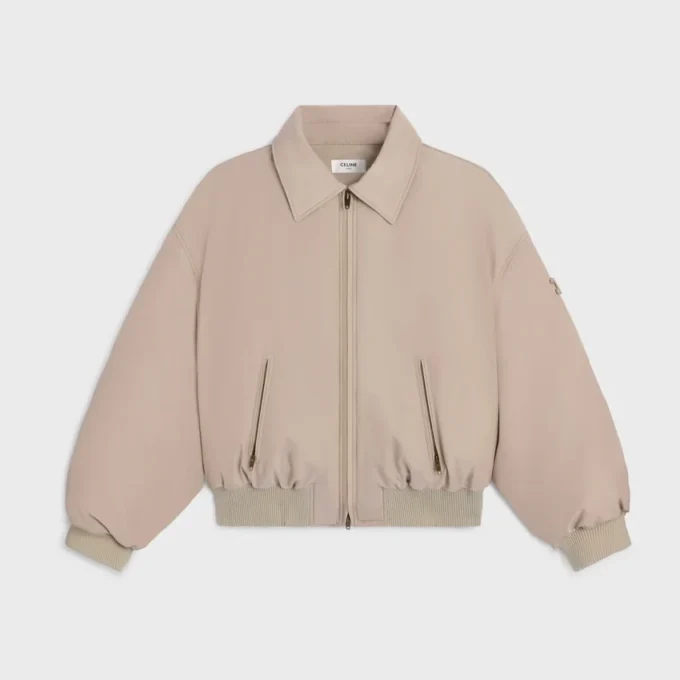 Pufferjack van nylon