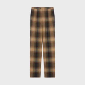 Pyjamabroek  van geruite wol