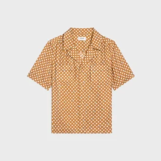 Pyjamahemd van zijden twill