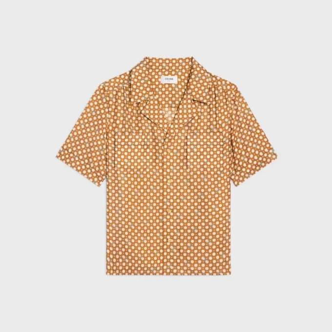 Pyjamahemd van zijden twill